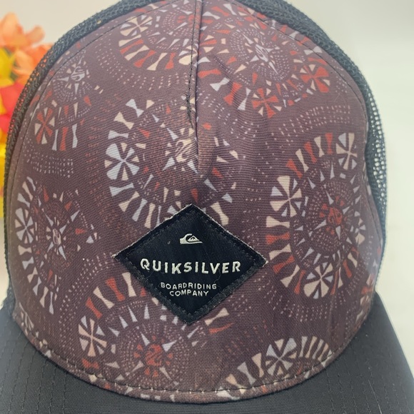 Quicksilver Mosaic Trucker Hat Adjustable HT5384F - Picture 2 of 9